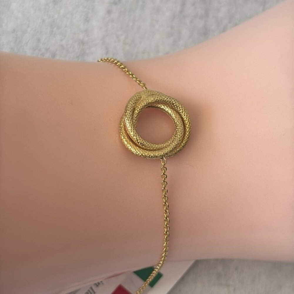 1991 AR By Aura Delicate Gold Plated Sterling Silver 925  Bracelet Italy